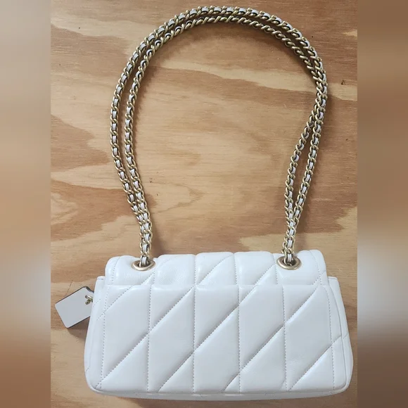 Coach Quilted Tabby 20 In Chalk - Picture 9 of 16